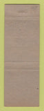 Matchbook Cover - Legion Lake Resort Custer SD