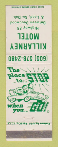Matchbook Cover - Killarney Motel Lead Deadwood SD