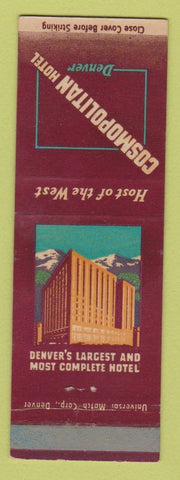 Matchbook Cover - Cosmopolitan Hotel Denver Colorado