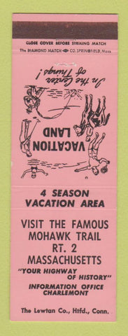 Matchbook Cover - Mohawk Trail MA Tourism