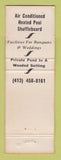 Matchbook Cover - Elwal Pines Motor Inn Restaurant Williamstown MA