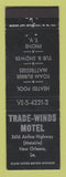 Matchbook Cover - Trade Winds Motel New Orleans LA Metairie