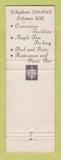 Matchbook Cover - Vieux Carre Motor Lodge New Orleans LA