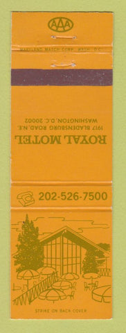 Matchbook Cover - Royal Motel Washington DC