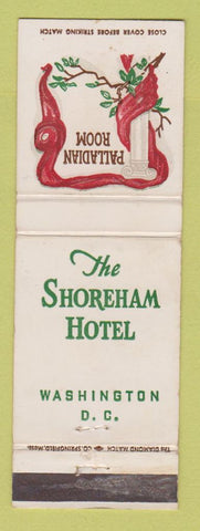Matchbook Cover - Shoreham Hotel Washington DC Palladian Room