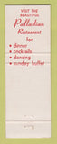 Matchbook Cover - Shoreham Hotel Washington DC Palladian Room