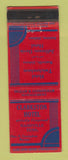 Matchbook Cover - Clarkston Hotel Nashville TN Anniston Huntsville AL