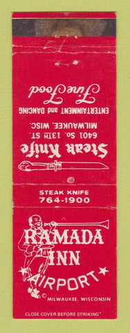 Matchbook Cover - Ramada Inn Milwaukee WI WEAR