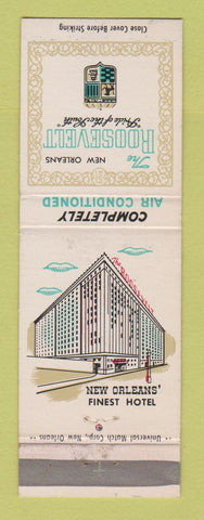Matchbook Cover - Roosevelt Hotel New Orleans LA