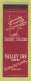 Matchbook Cover - Valley Inn Hotel Neenah WI #1