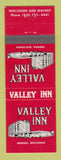 Matchbook Cover - Valley Inn Hotel Neenah WI #2