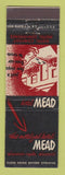 Matchbook Cover - Hotel Mead Wisconsin Rapids WI