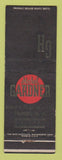 Matchbook Cover - Hotel Gardner Fargo ND
