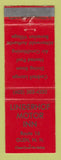 Matchbook Cover - Linderhof Motor Inn Glen NH