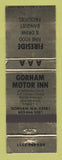 Matchbook Cover - Gorham Motor Inn NH Fireside Restaurant WEAR