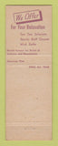 Matchbook Cover - Moor Baths Hotel Waukesha WI