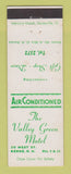 Matchbook Cover - Valley Green Motel Keene NH