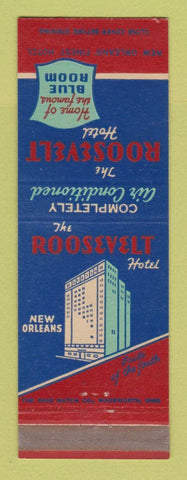 Matchbook Cover - Roosevelt Hotel New Orleans LA