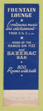 Matchbook Cover - Roosevelt Hotel New Orleans LA