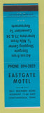 Matchbook Cover - Eastgate Motel Chattanooga TN