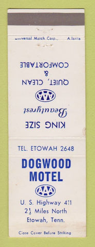 Matchbook Cover - Dogwood Motel Etowah TN
