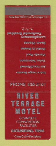 Matchbook Cover - River Terrace Motel Gatlinburg TN