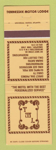 Matchbook Cover - Tennessee Motor Lodge Kingsport TN