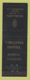 Matchbook Cover - Virginia Hotel Monroe LA WEAR