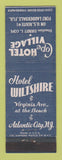 Matchbook Cover - Cope Hotel Village Fort Lauderdale FL Atlantic City Wiltshire