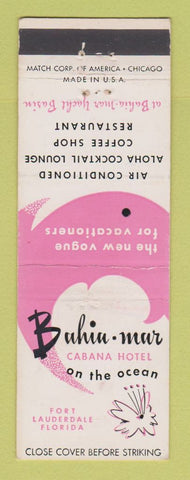 Matchbook Cover - Gahia Mar Cabana Hotel Fort Lauderdale FL WEAR