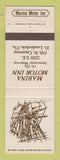 Matchbook Cover - Marina Motor Inn Fort Lauderdale FL