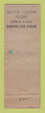 Matchbook Cover - Hotel Pfister Milwaukee WI WORN