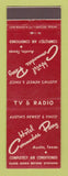 Matchbook Cover - Hotel Commodore Perry Austin TX