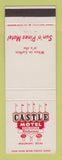 Matchbook Cover - Castle Motel Beaumont TX