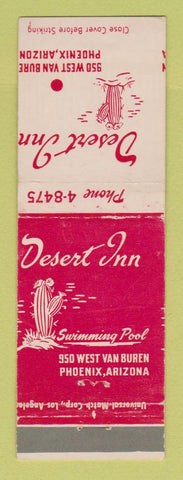 Matchbook Cover - Desert Inn Phoneix AZ MISCUT