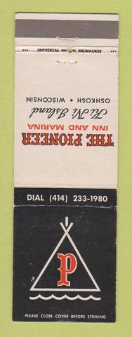 Matchbook Cover - Pioneer Inn and Marina Oshkosh WI WEAR #1