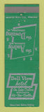 Matchbook Cover - Dell View Hotel Lake Delton WI