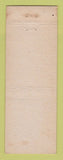 Matchbook Cover - Hotel Huntley Reedsburg WI WORN
