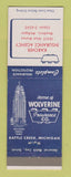 Matchbook Cover - Wolverine Insurance Karcher Dearborn MI
