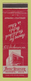 Matchbook Cover - Hotel Warner Warren OH