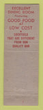 Matchbook Cover - Hotel Warner Warren OH