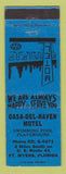 Matchbook Cover - Casa Del Haven Motel Fort Myers FL