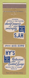 Matchbook Cover - Hy's Restaurant Oakland CA