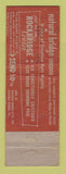 Matchbook Cover - Rockbridge Center Natural Bridge VA