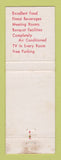 Matchbook Cover - Fountain Park Motor Inn Sheboygan WI WEAR