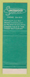 Matchbook Cover - Sherwood Resort Motel Fort Lauderdale FL WEAR