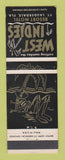 Matchbook Cover - West Indies Resort Motel Fort Lauderdale FL