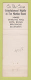 Matchbook Cover - West Indies Resort Motel Fort Lauderdale FL
