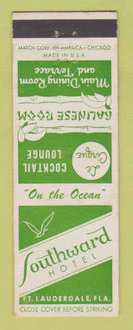 Matchbook Cover - Southward Hotel Fort Lauderdale FL
