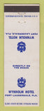Matchbook Cover - Wynholm Hotel Fort Lauderdale FL